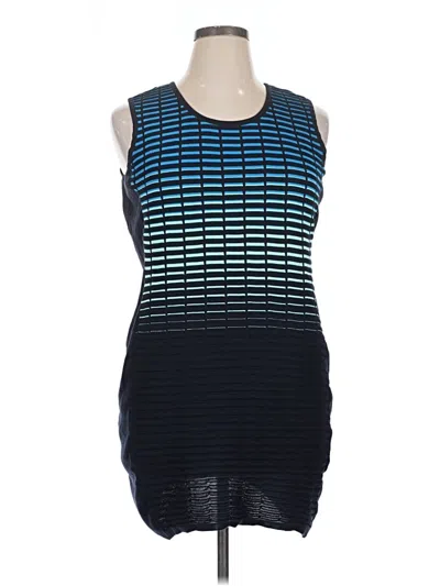 Pre-owned Ming Wang Casual Dress In Blue
