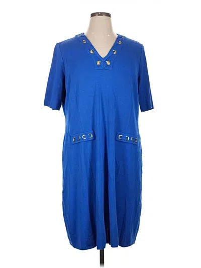 Pre-owned Ming Wang Casual Dress In Blue