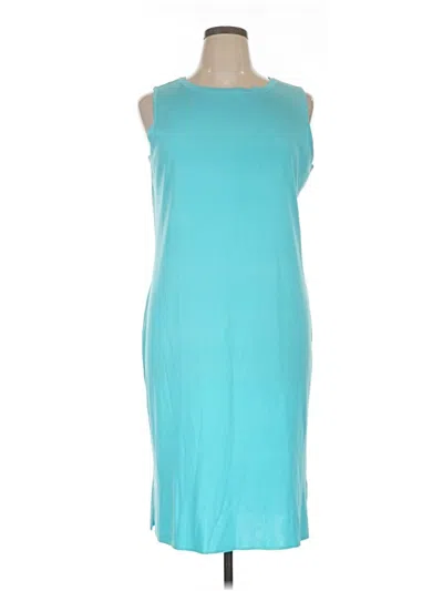 Pre-owned Ming Wang Casual Dress In Teal