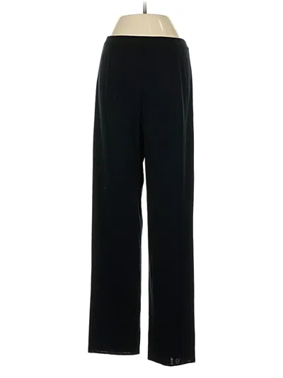 Pre-owned Ming Wang Casual Pants In Black