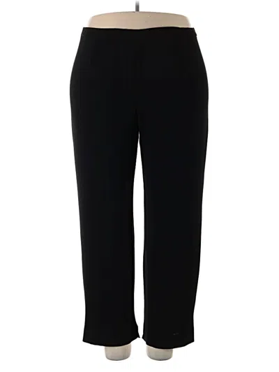 Pre-owned Ming Wang Casual Pants In Black