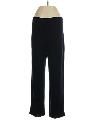 Pre-owned Ming Wang Casual Pants In Blue
