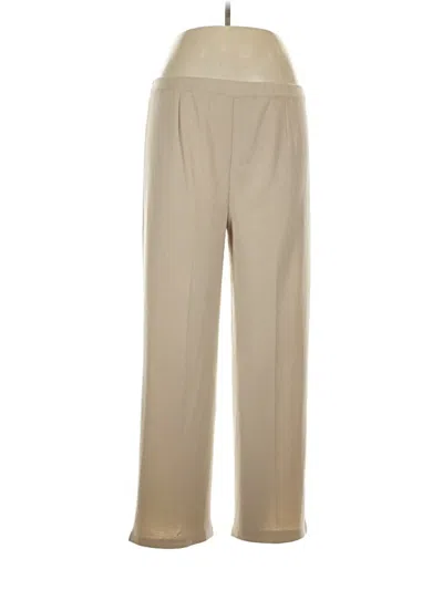 Pre-owned Ming Wang Casual Pants In Tan