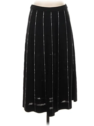 Pre-owned Ming Wang Casual Skirt In Black