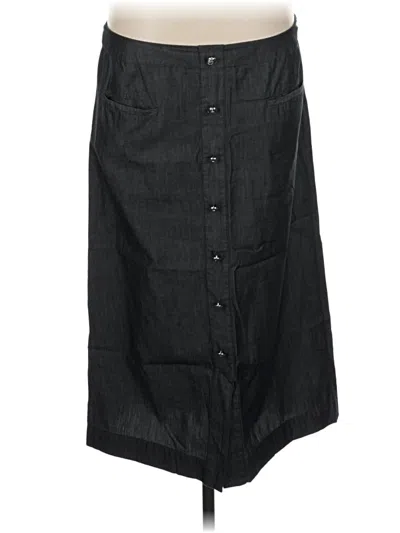 Pre-owned Ming Wang Casual Skirt In Black