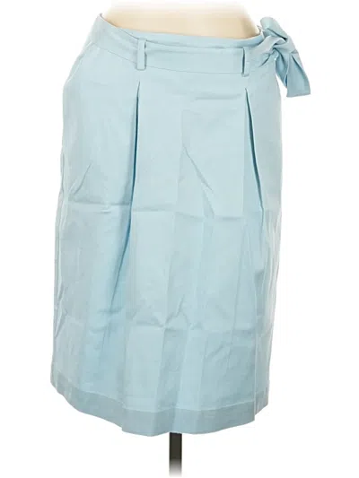 Pre-owned Ming Wang Casual Skirt In Blue