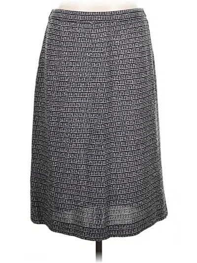 Pre-owned Ming Wang Casual Skirt In Gray