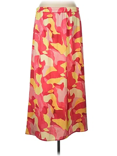 Ming Wang Casual Skirt In Pink