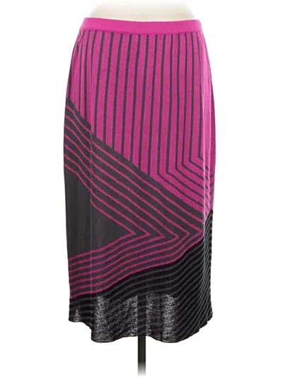 Pre-owned Ming Wang Casual Skirt In Purple