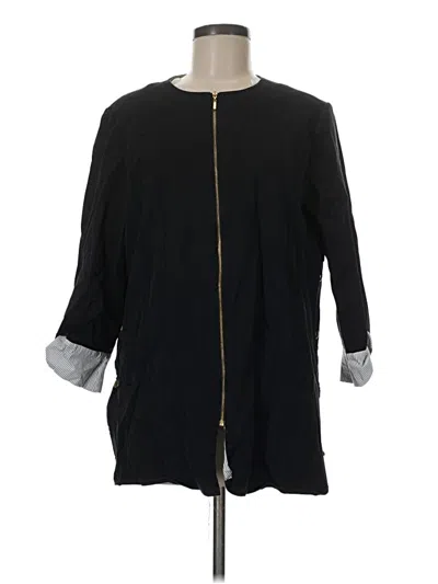 Pre-owned Ming Wang Coat In Black