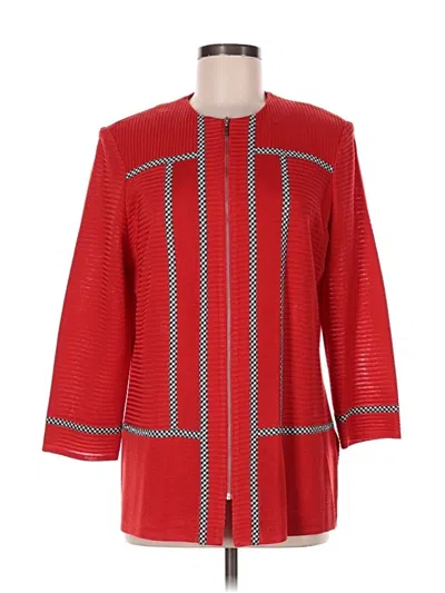 Pre-owned Ming Wang Coat In Red