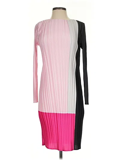 Pre-owned Ming Wang Cocktail Dress In Pink