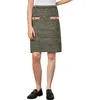 Ming Wang Contrast Detail Tweed Pencil Skirt In Multi