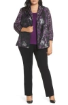 Ming Wang Contrast Jacket