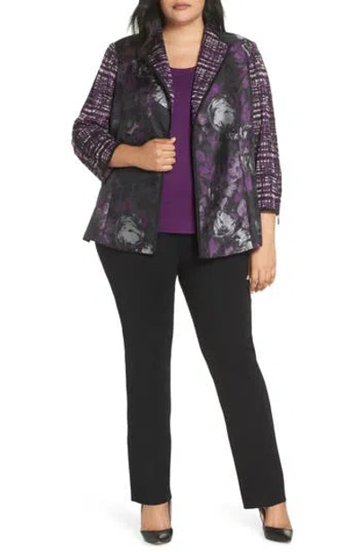 Ming Wang Contrast Jacket