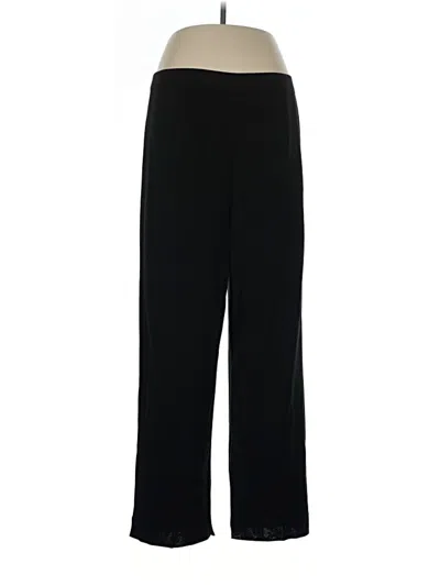 Pre-owned Ming Wang Dress Pants In Black