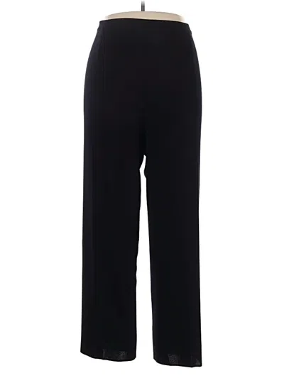 Pre-owned Ming Wang Dress Pants In Black