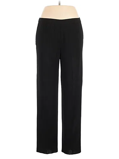 Pre-owned Ming Wang Dress Pants In Black