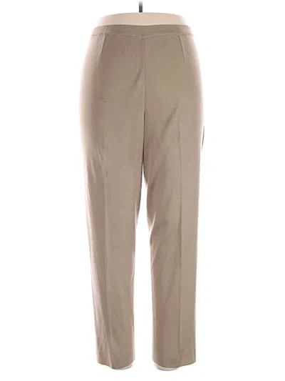 Pre-owned Ming Wang Dress Pants In Tan