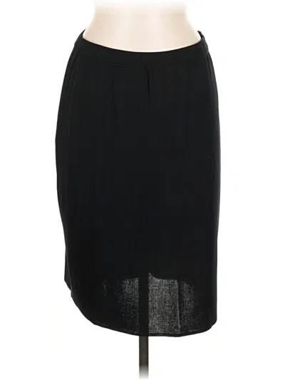 Pre-owned Ming Wang Formal Skirt In Black