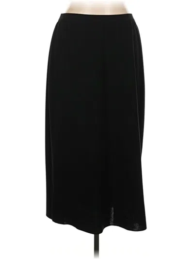 Pre-owned Ming Wang Formal Skirt In Black