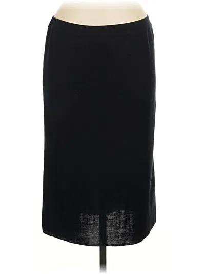 Pre-owned Ming Wang Formal Skirt In Black
