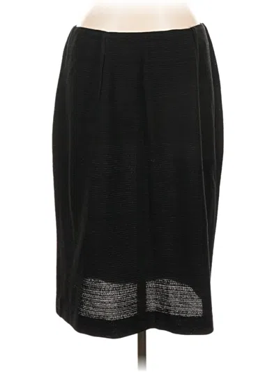 Pre-owned Ming Wang Formal Skirt In Black