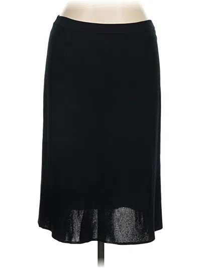 Pre-owned Ming Wang Formal Skirt In Black