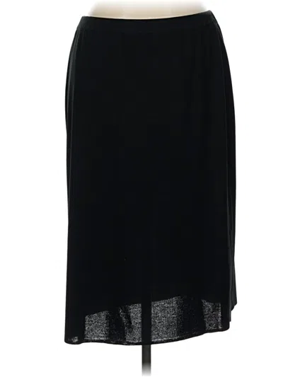 Pre-owned Ming Wang Formal Skirt In Black