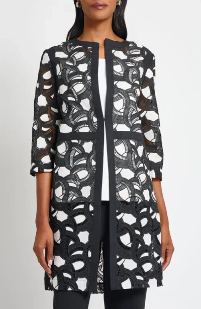 Ming Wang Heritage Fit Lace Jacket