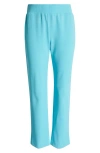 Ming Wang Heritage Fit Pull-on Crepe Pants In Calypso Blue