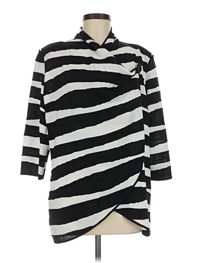 Ming Wang Poncho In Black