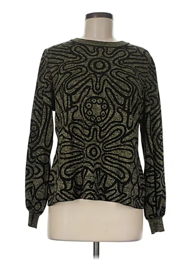 Pre-owned Ming Wang Pullover Sweater In Green