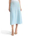 Ming Wang Roadmap Pattern Soft Knit Midi Skirt In Multi