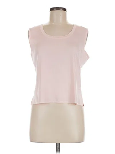 Pre-owned Ming Wang Sleeveless T-shirt In Pink