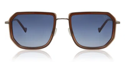 Mini 747015 63 Men's Sunglasses Brown Size 57