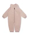 Mini A Ture Matadel Teddyfleece Jumpsuit - Baby In Adobe Rose