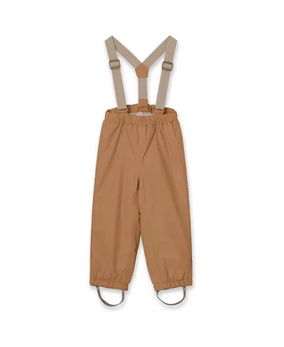 Mini A Ture Kids' Unisex Matwilas Snow Pants In Pecan Brown