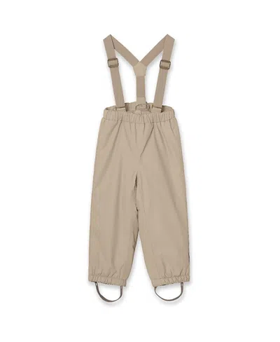 Mini A Ture Kids' Unisex Matwilas Snow Pants In Savannah Tan