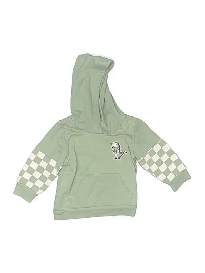 Pre-owned Mini Bean Kids' Pullover Hoodie In Green