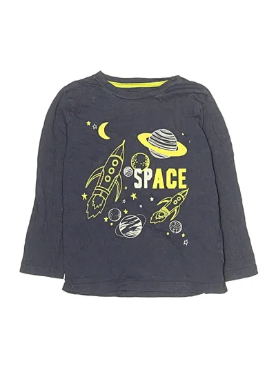 Pre-owned Mini Boden Kids' 3/4 Sleeve T-shirt In Gray