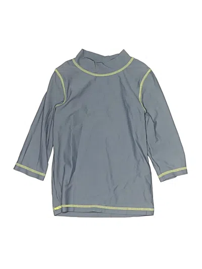 Pre-owned Mini Boden Kids' 3/4 Sleeve T-shirt In Gray