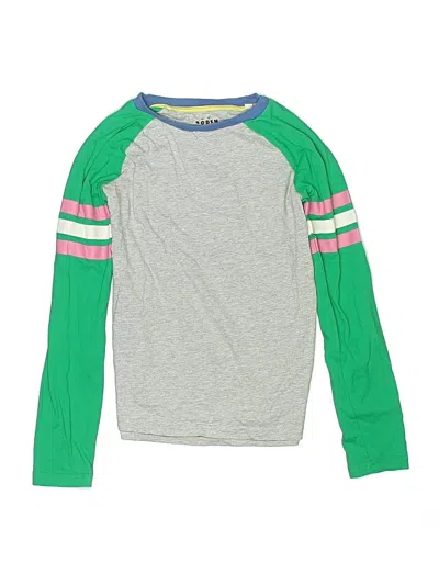 Pre-owned Mini Boden Kids' 3/4 Sleeve T-shirt In Green
