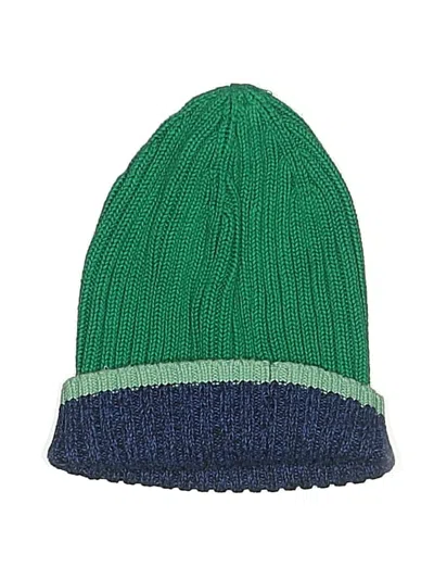 Pre-owned Mini Boden Kids' Beanie Hat In Green