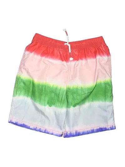 Pre-owned Mini Boden Kids' Board Shorts In Pink