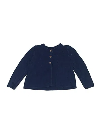 Pre-owned Mini Boden Kids' Cardigan Sweater In Blue