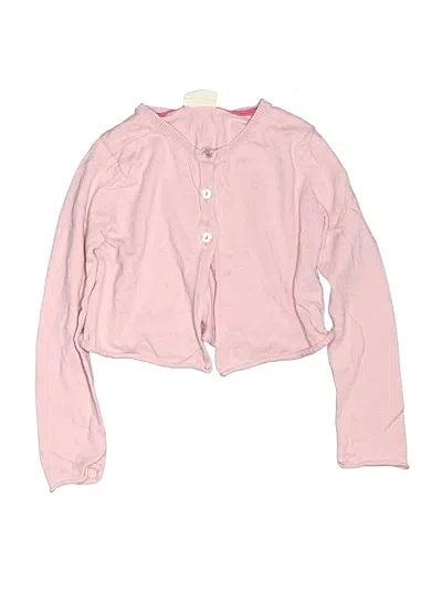 Pre-owned Mini Boden Kids' Cardigan Sweater In Pink