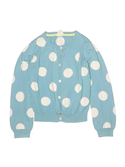 Pre-owned Mini Boden Kids' Cardigan Sweater In Teal