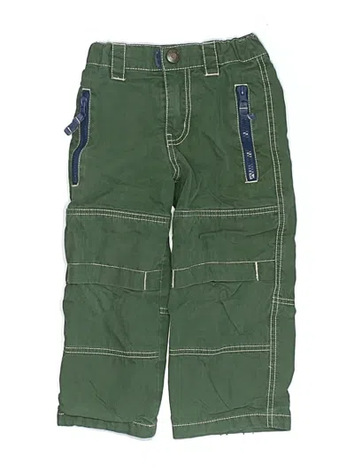 Pre-owned Mini Boden Kids' Cargo Pants In Green