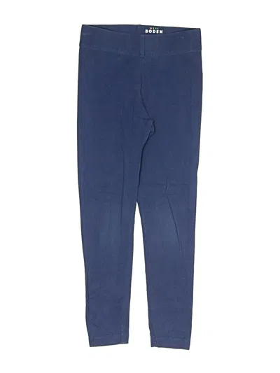 Pre-owned Mini Boden Kids' Casual Pants In Blue